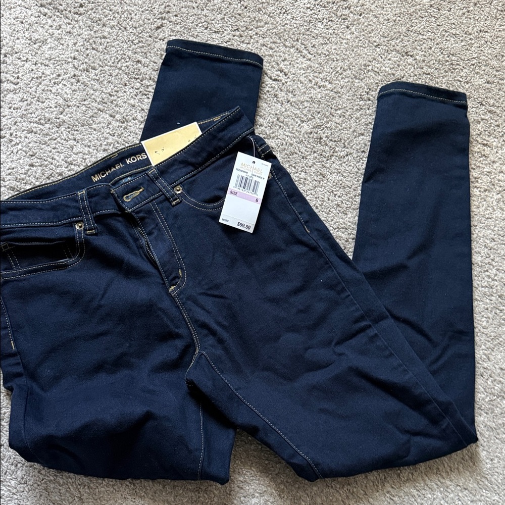Michael Kors Women's Navy Skinny Jeans